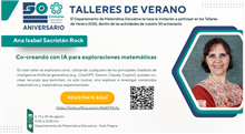 Taller de Verano Co-creando con IA para exploraciones matemáticas