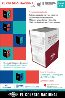 Presentación Editorial con los catorce volúmenes de la colección Músicos y Medicina. Historias Clínicas de Grandes Compositores