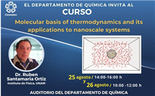 Curso Molecular basis of thermodynamics and its applications to nanoscale systems