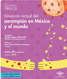 Situación actual del sarampión en México y el mundo