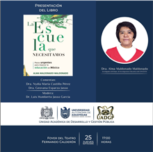 Presentación del libro La Escuela que Necesitamos
