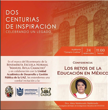 Conferencia: Los Retos de la Educación en México