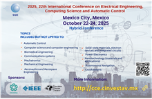 22th International Conference on Electrical Engineering. Computing Science and Automatic Control