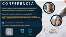Conferencia Aprendizaje y enseñanza de las matemáticas como segunda lengua