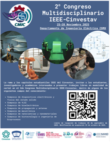 2o Congreso Multidisciplinario IEEE-Cinvestav