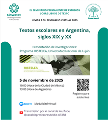 Seminario Textos escolares en Argentina, siglos XIX y XX